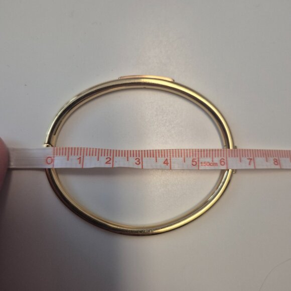 Michael Kors gold tone bangle bracelet. - Picture 6 of 6